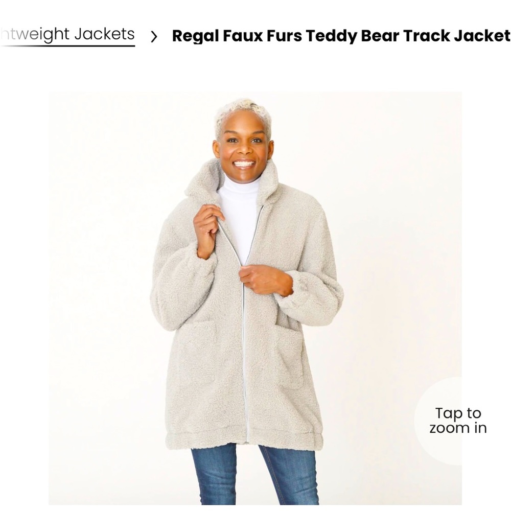 Regal Faux fur  winter coat size large